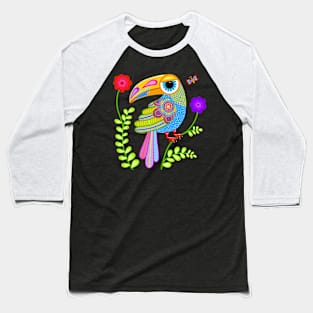 Mexican Toucan Baseball T-Shirt